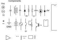 Free Vector Electronic Components Symbols Clip Art (1,000+ Vectors